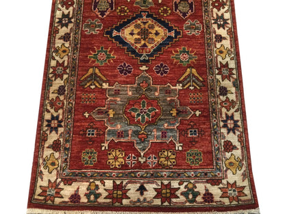 Afghan Turkaman Runner in 19th century Heriz design 245x79cm | Rug# 26387