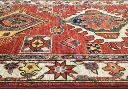 Afghan Turkaman weave hall-runner in 19th century Heriz 295x75cm | Rug# 26388