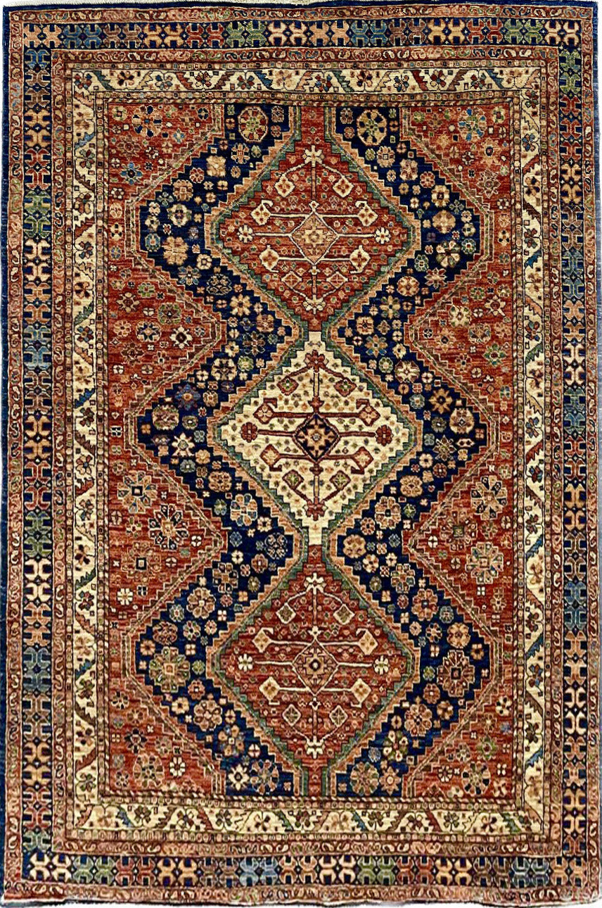 Afghan Turkaman weave 198x152cm | Rug# 26579