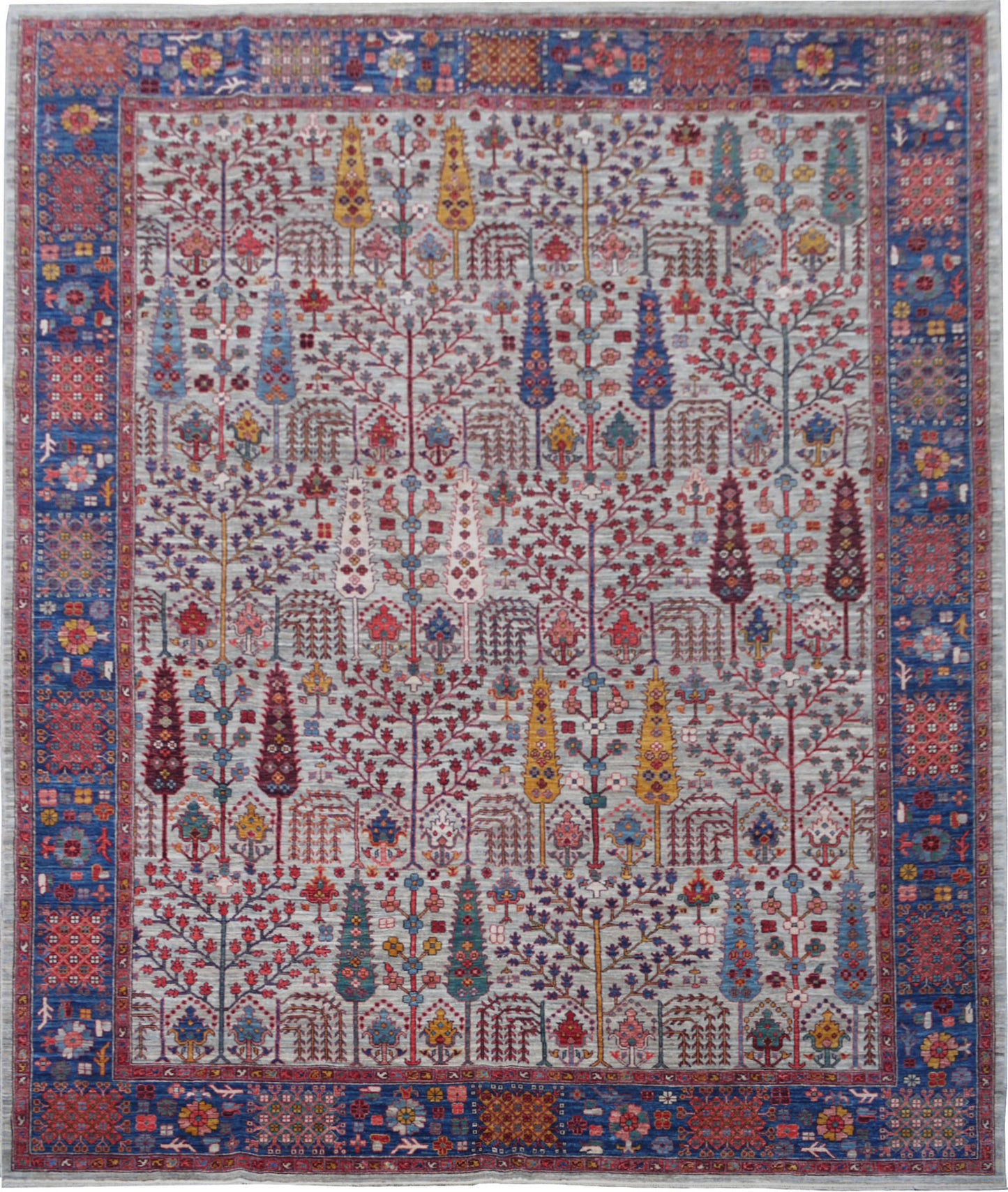 Afghan Turkaman Safavid-Garden-Design 356x268cm