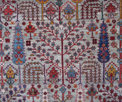 Afghan Turkaman weave, 16th century Safavid-Garden 356x268cm | Rug# 26805