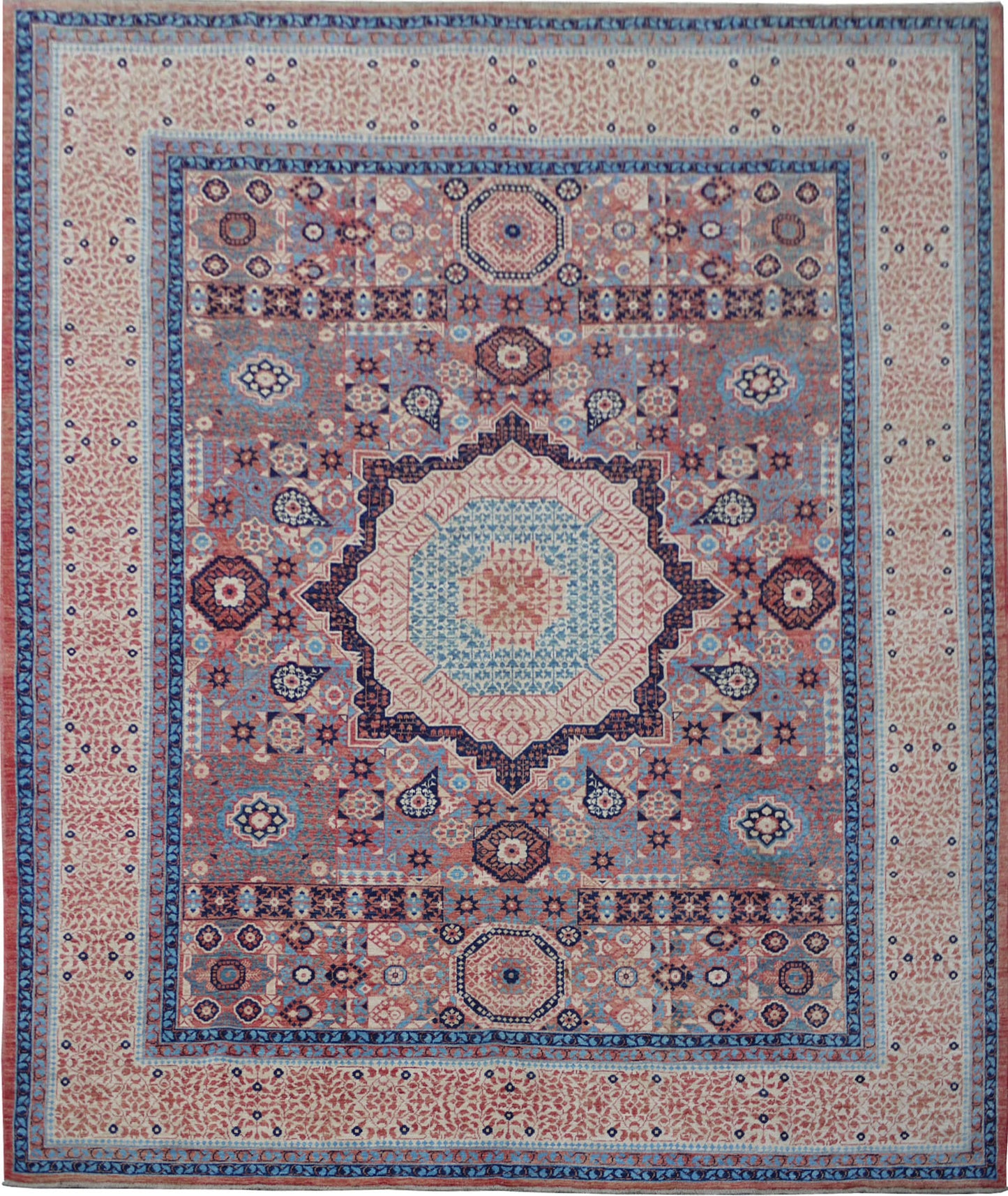 Afghan Turkaman Mamluk-inspired 340x269cm | Rug# 26811