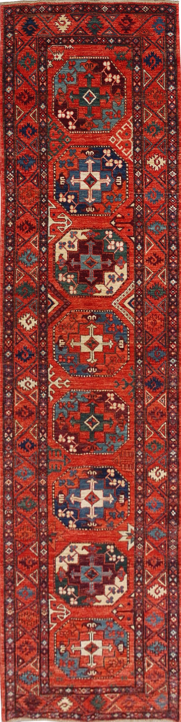 Ersari Turkaman Temirdshin-Gol-design 366x83cm  | Rug# 26821