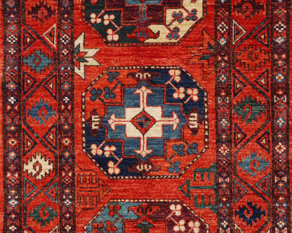 Ersari Turkaman Temirdshin-Gol-design 366x83cm  | Rug# 26821