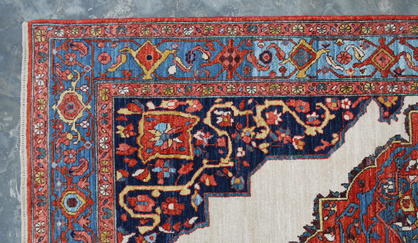 Afghan Turkaman weave, 19th century Sultanabad-Farahan inspired 260x178cm | Rug# 26826