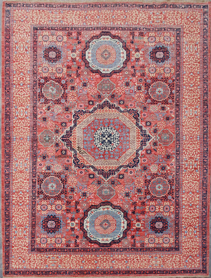 Afghan Turkaman Mamluk-inspired 271x186cm | Rug# 26827