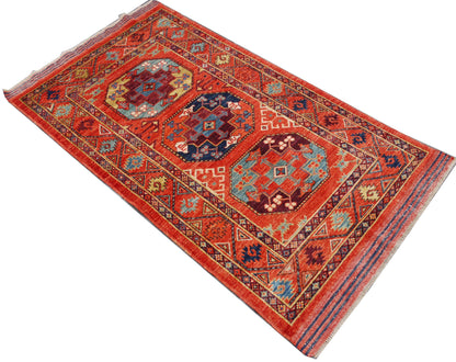 Ersari Turkaman Temirdshin-Gol-Design 154x94cm | Rug# 26834