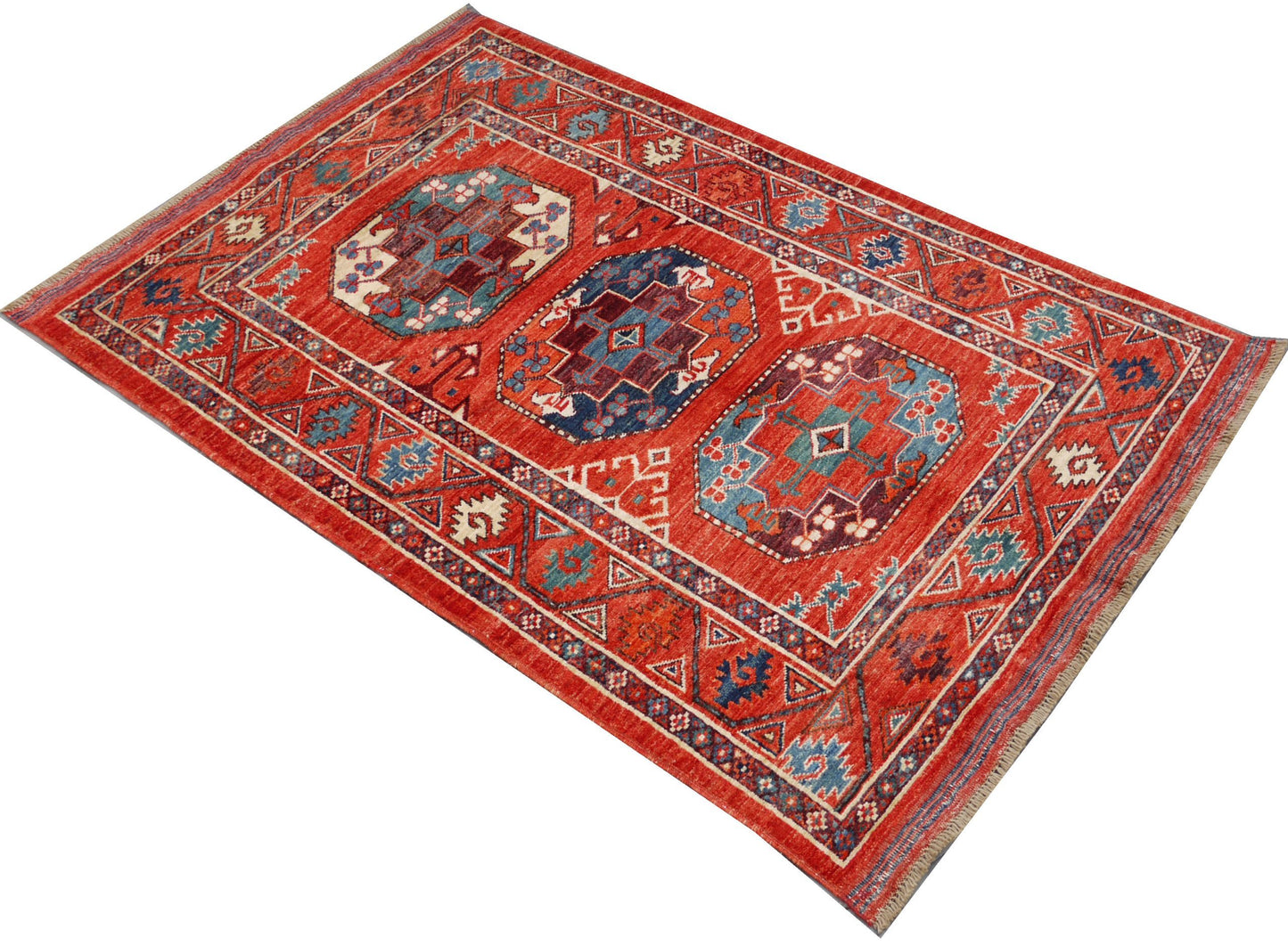 Ersari Turkaman Temirdshin-Gol-Design 143x102cm | Rug# 26835