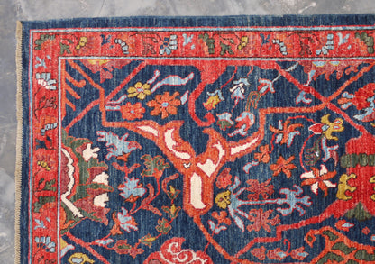 Afghan Turkaman weave in 16th century Garous-Bijar design 152x101cm | Rug# 26838
