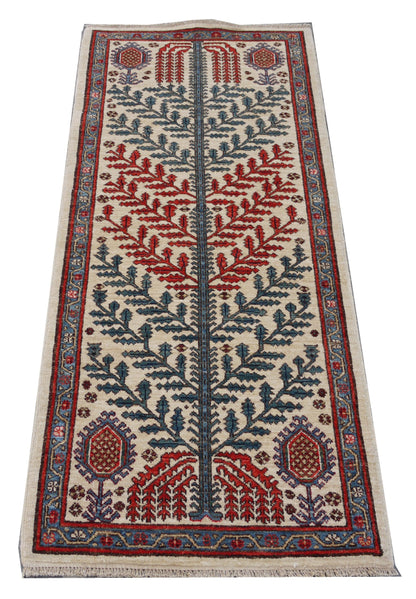 Afghan Turkaman Bakhshaiesh-inspired 175x70cm | Rug# 26842