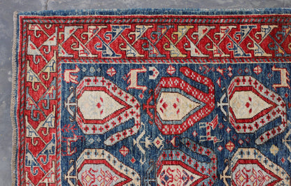 Afghan Turkaman Bakhshaiesh-inspired 126x83cm | Rug# 26843