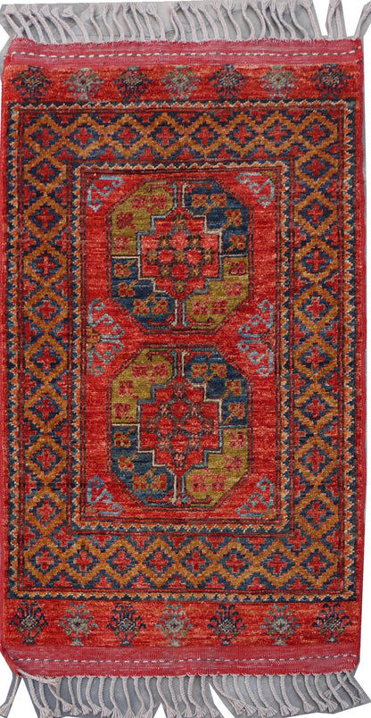 Ersari Turkaman Temirdshin-Gol-design 106x61cm | Rug# 26845