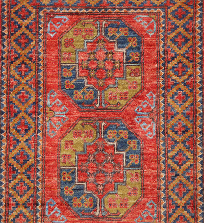 Ersari Turkaman Temirdshin-Gol-design 106x61cm | Rug# 26845