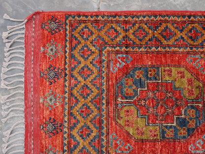 Ersari Turkaman Temirdshin-Gol-design 106x61cm | Rug# 26845