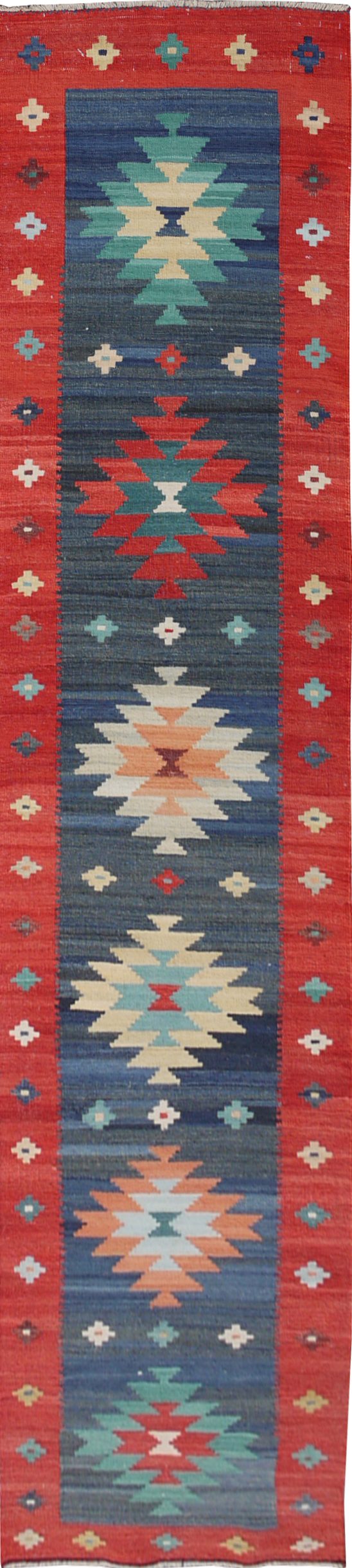 Modern Afghan maimaneh-Kilim 460x77cm