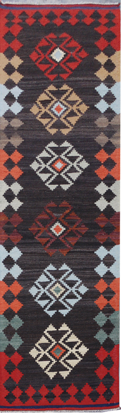 Modern Afghan maimaneh-Kilim 290x79cm | Rug# 26855