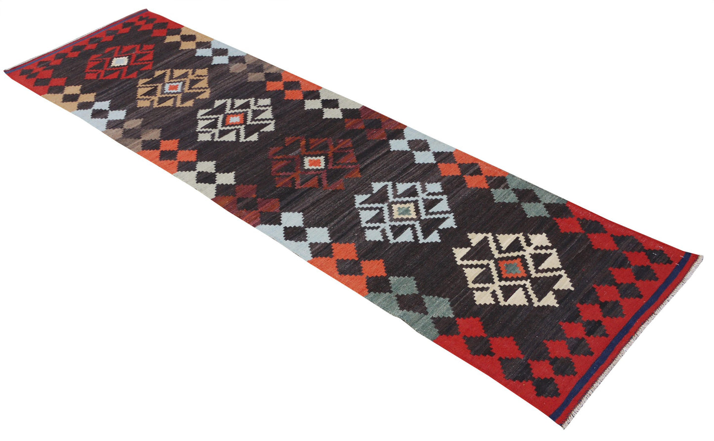 Modern Afghan maimaneh-Kilim 290x79cm | Rug# 26855