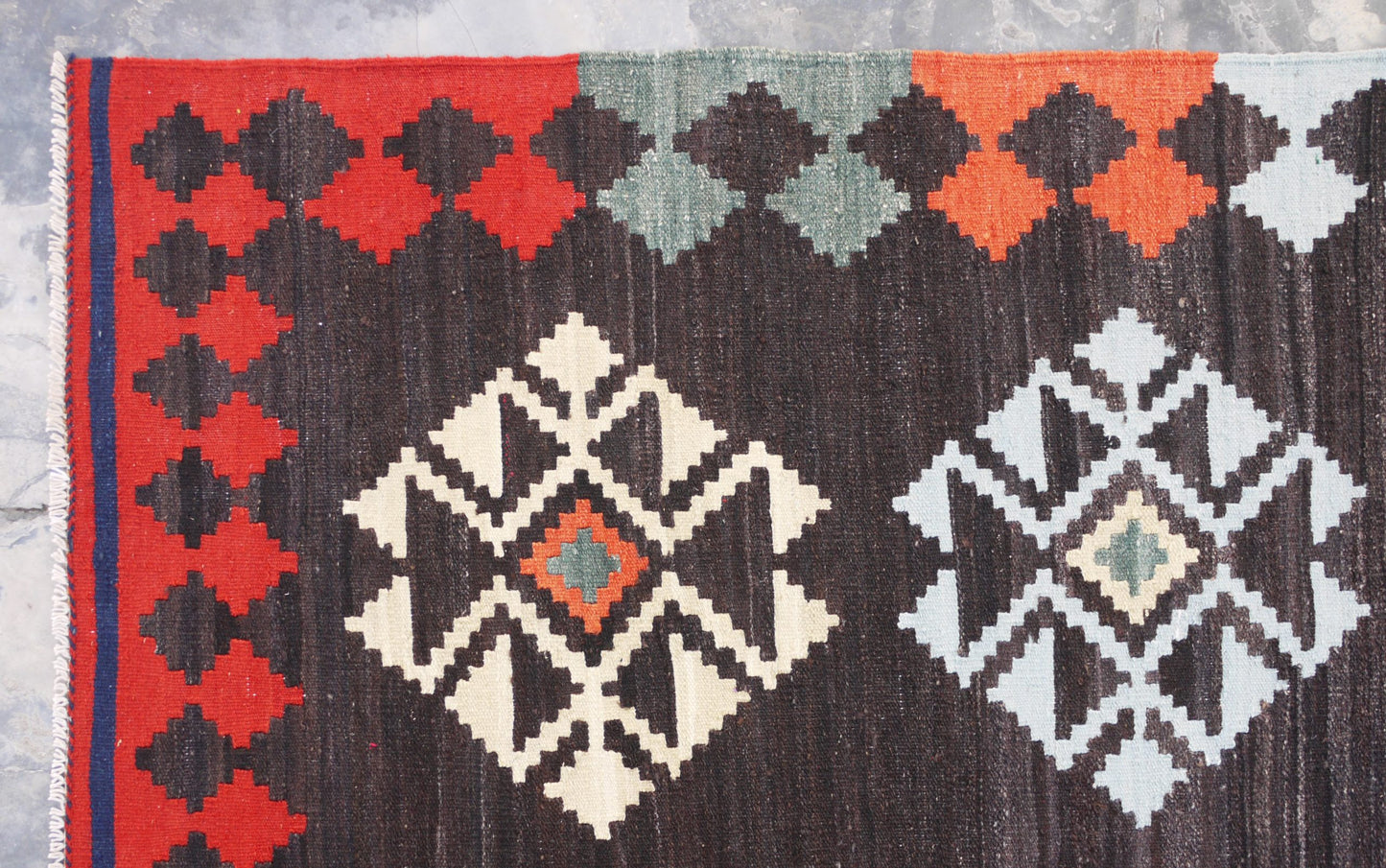 Modern Afghan maimaneh-Kilim 290x79cm | Rug# 26855