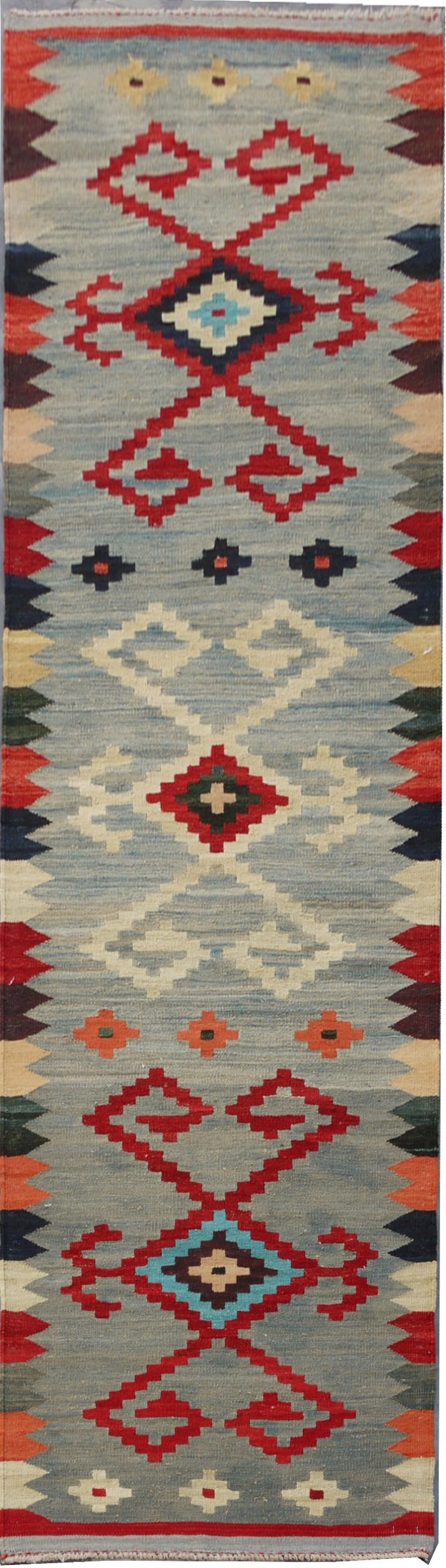 Modern Afghan maimaneh-Kilim 290x77cm