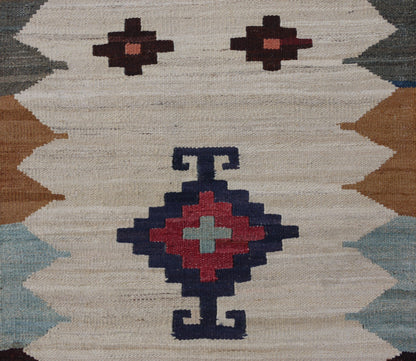 Modern Afghan maimaneh-Kilim 108x66cm | Rug# 26857