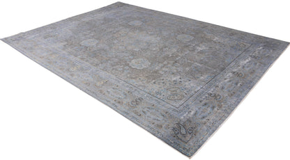 Distressed vintage transitional-Kerman 402x295cm | Rug# 26870