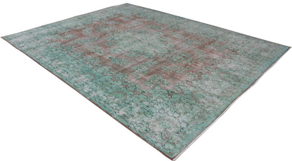 Distressed vintage transitional-Kerman 376x300cm | Rug# 26875