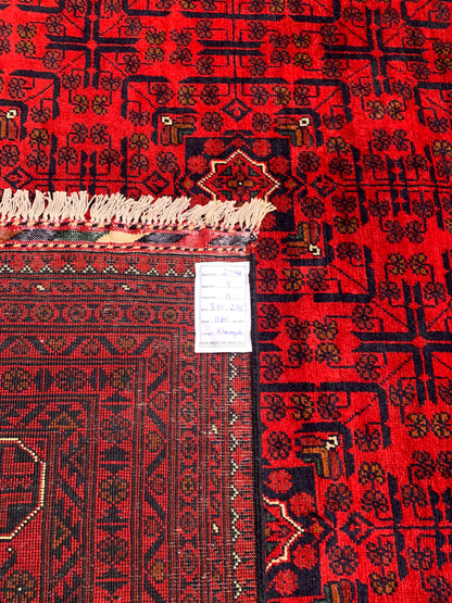 Belgik- Ersari Turkaman, 20th century Khal-Mah gul design 395x295cm | Rug# 27146