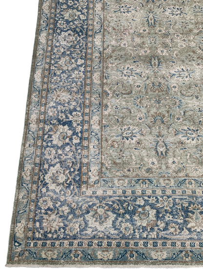 Vintage and distressed Persian Kerman 347x270cm | Rug# 27148