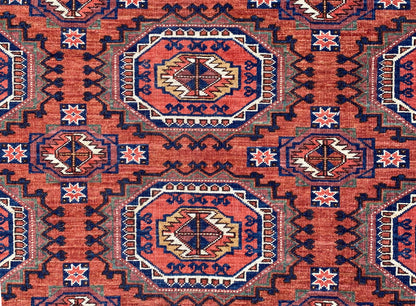 superb Turkaman weave, 18th-century Ersari design 308x203cm | Rug# 27156