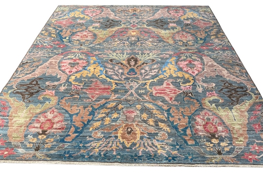 Afghan Turkaman weave, 16th-century Garous design 346x275cm | Rug# 27157