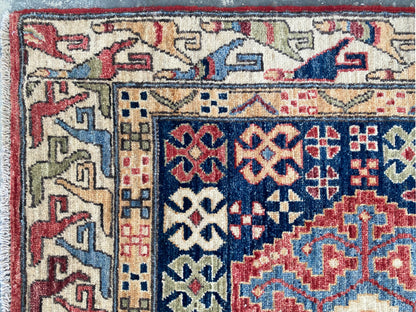 Afghan Turkaman weave, 18th-century Garous design 310x92cm | Rug# 27158