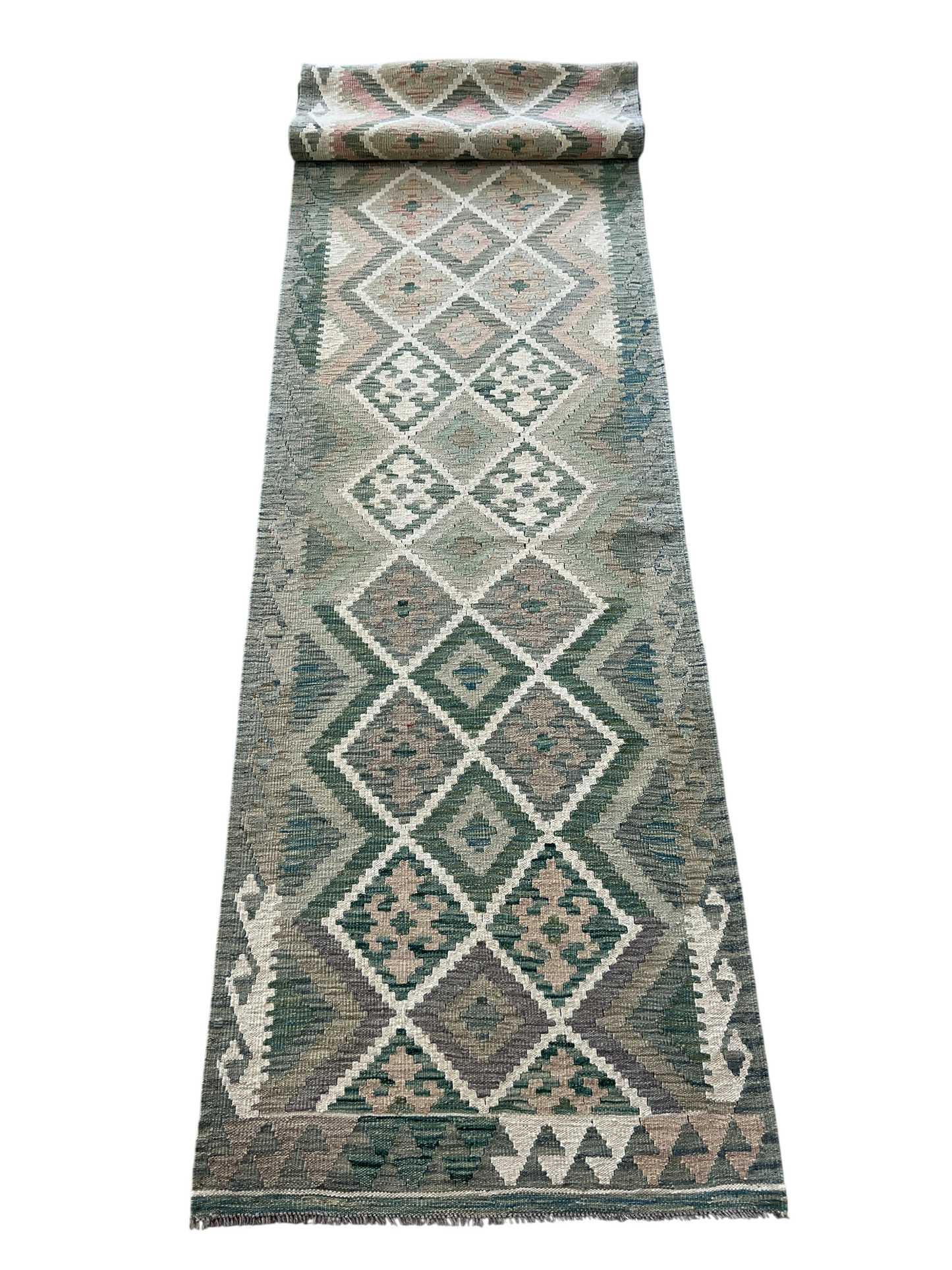 Flatweave kilim, Maimaneh-Afghan 510x83 cm | Rug# 27458