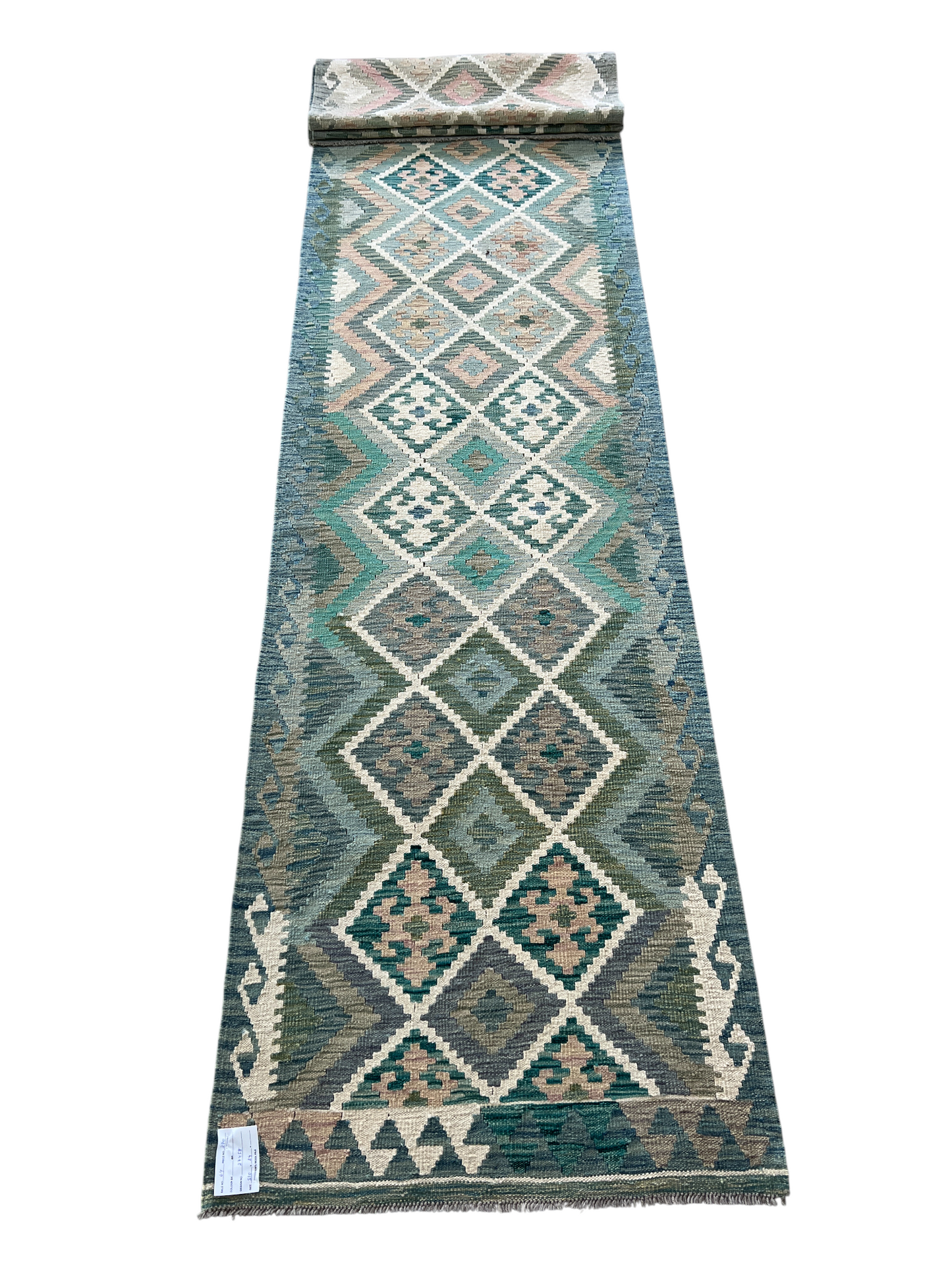 Flatweave kilim, Maimaneh-Afghan 510x83 cm | Rug# 27458