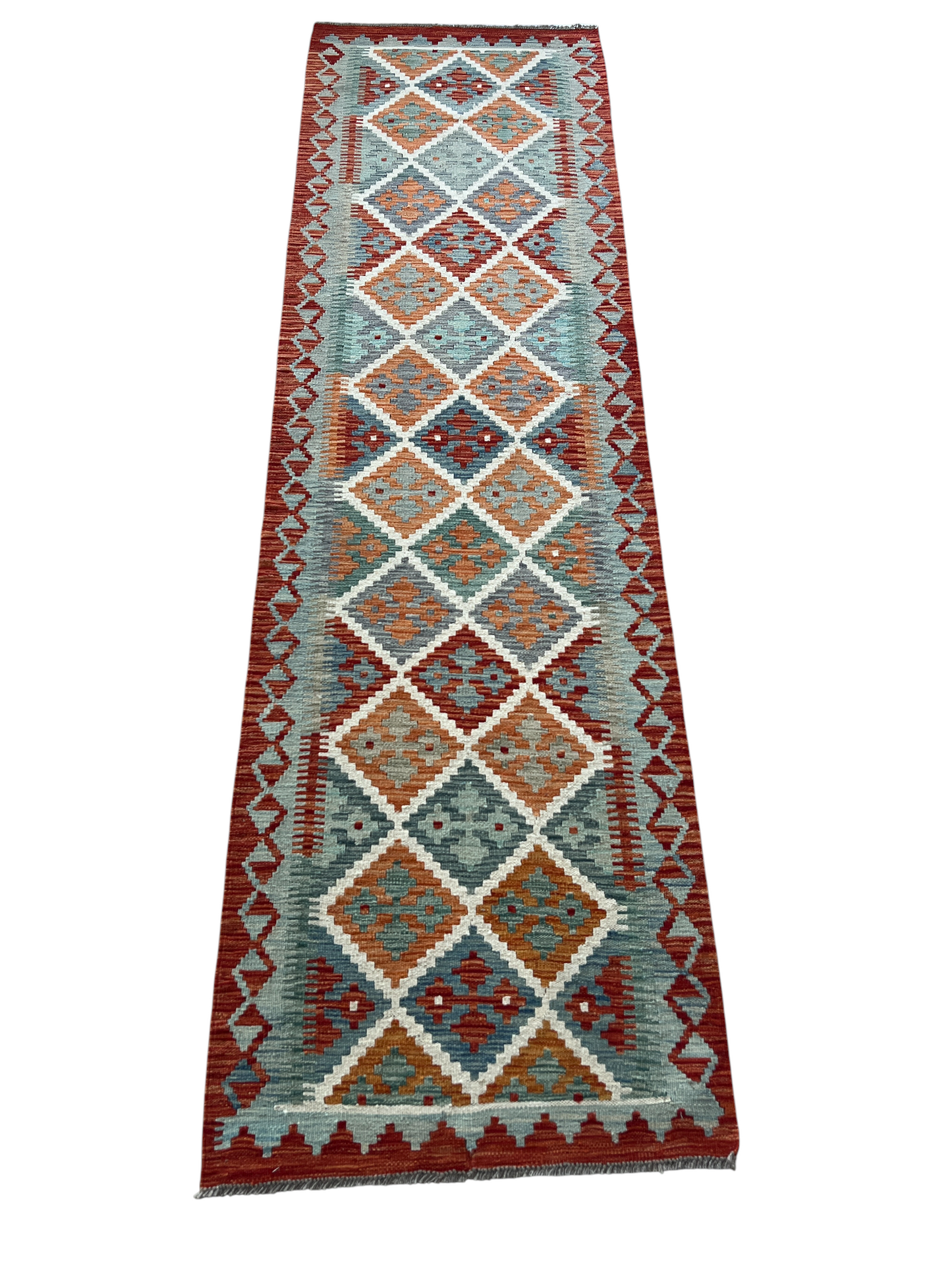 Flatweave kilim, Maimaneh-Afghan 284x76cm | Rug# 27467
