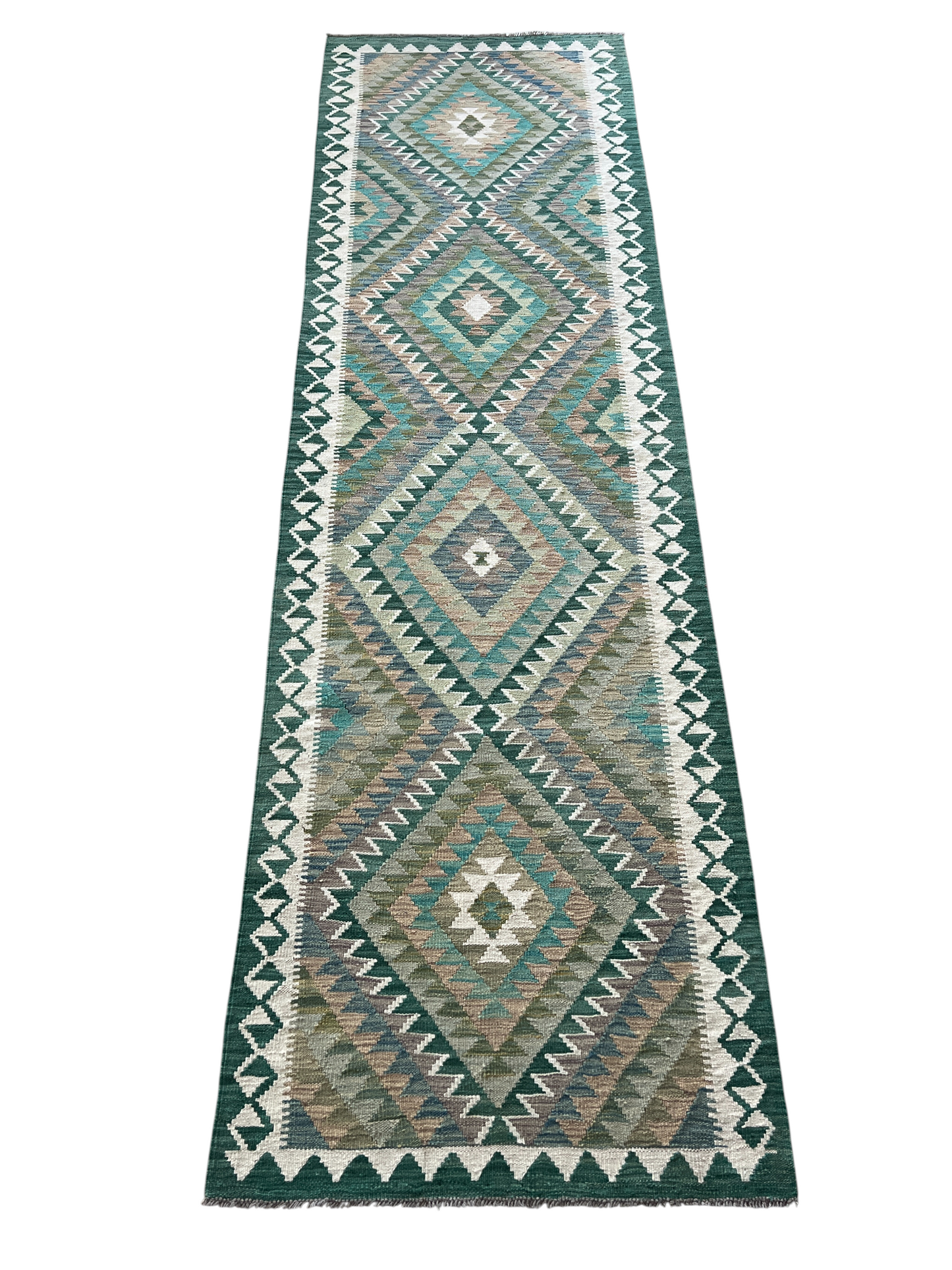 Flatweave kilim, Maimaneh-Afghan 290x83cm | Rug# 27469