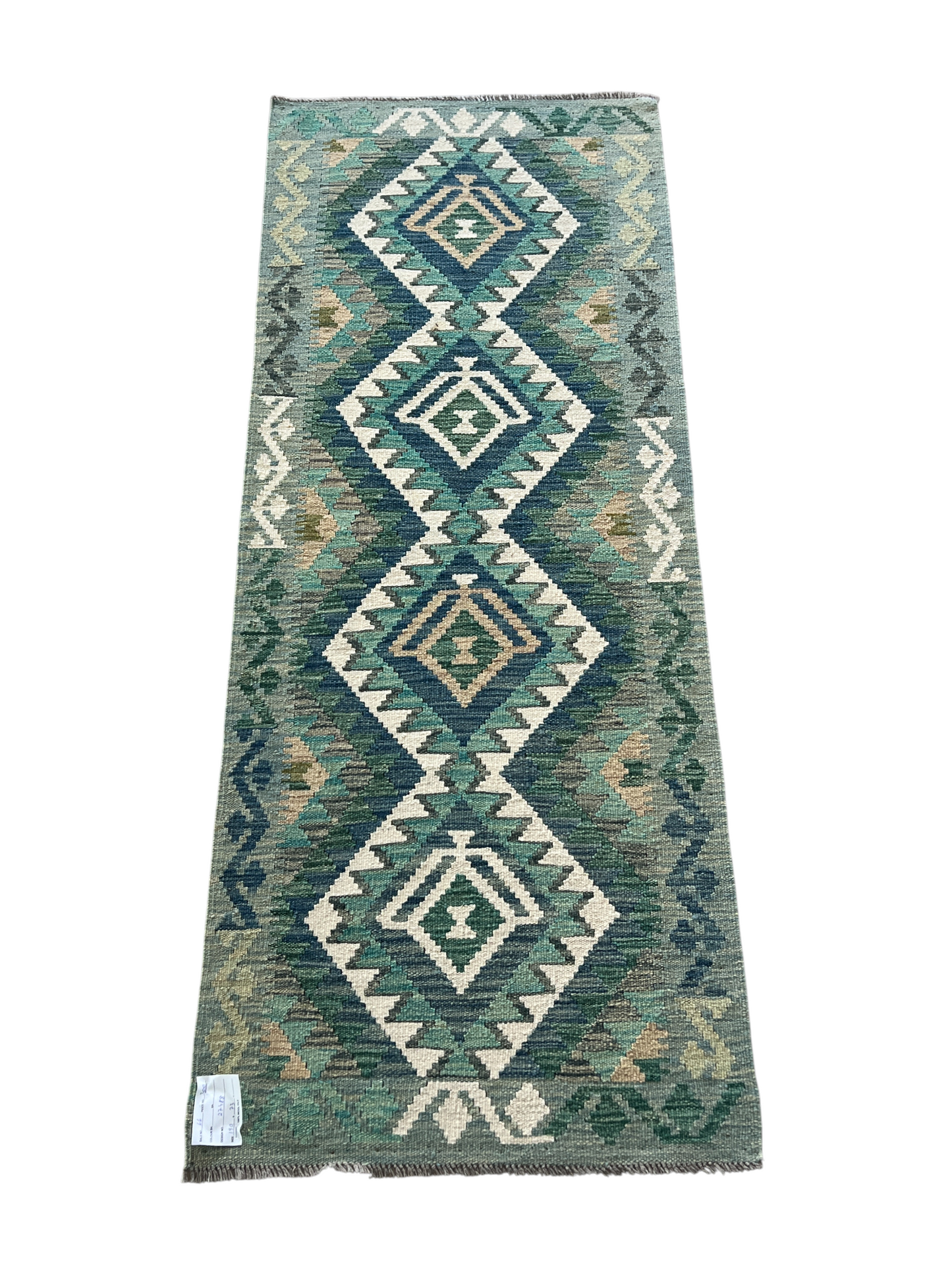 Flatweave kilim, Maimaneh-Afghan 190x73cm | Rug# 27488