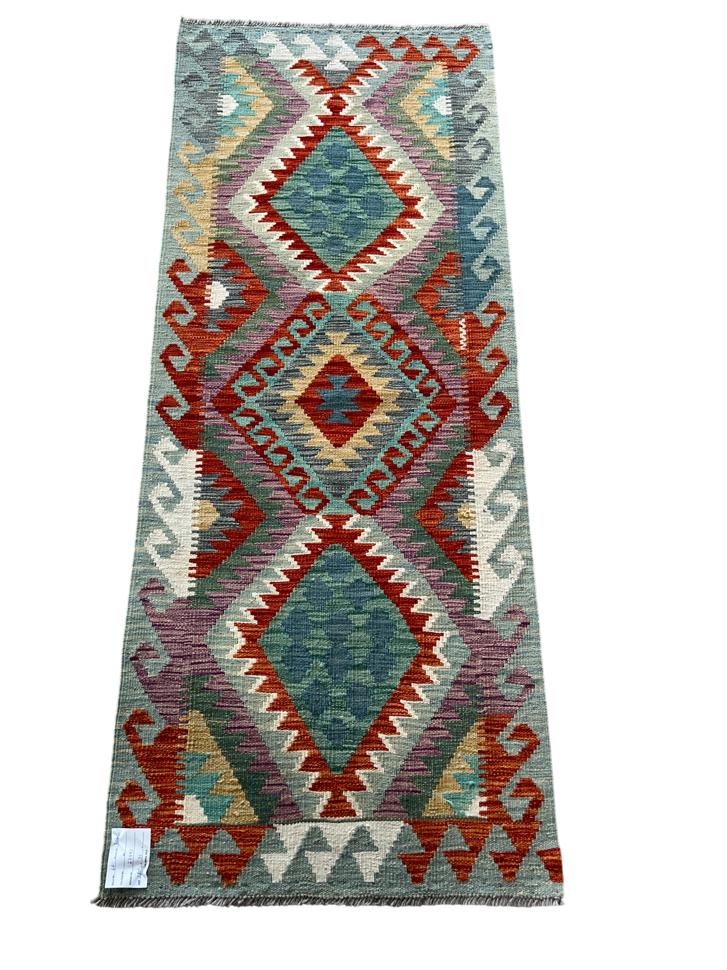 Flatweave kilim, Maimaneh-Afghan 180x71cm | Rug# 27492