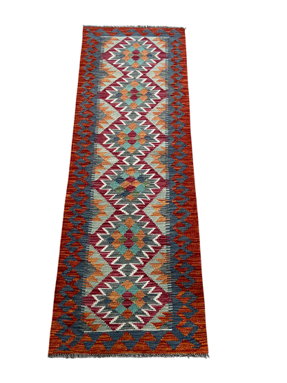 Flatweave kilim, Maimaneh-Afghan 178x59cm | Rug# 27497