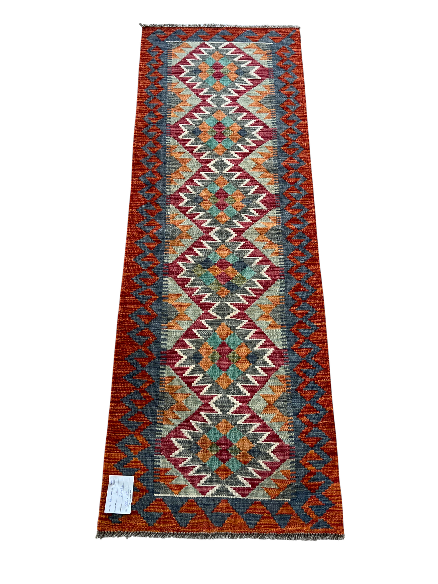 Flatweave kilim, Maimaneh-Afghan 178x59cm | Rug# 27497