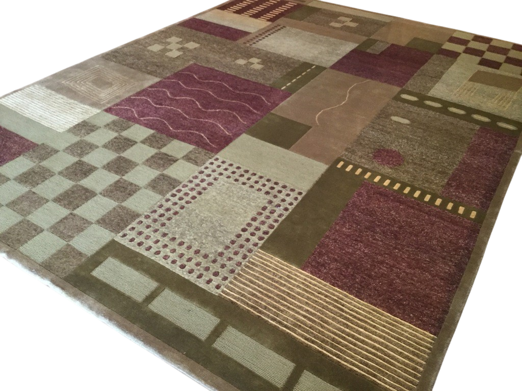 ABC Modern Tibetan Weave designer Rug  366×274 cm | Rug# 9385