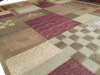 ABC Modern Tibetan Weave designer Rug  366×274 cm | Rug# 9385