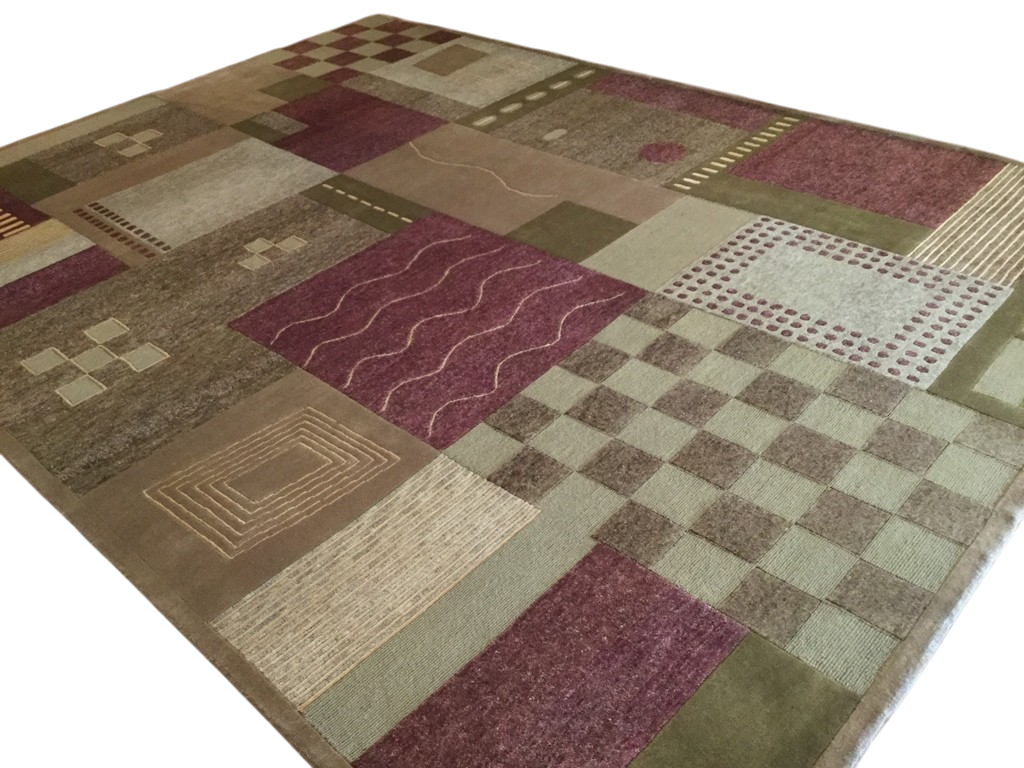 ABC Modern Tibetan Weave designer Rug  366×274 cm | Rug# 9385