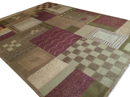 ABC Modern Tibetan Weave designer Rug  366×274 cm | Rug# 9385