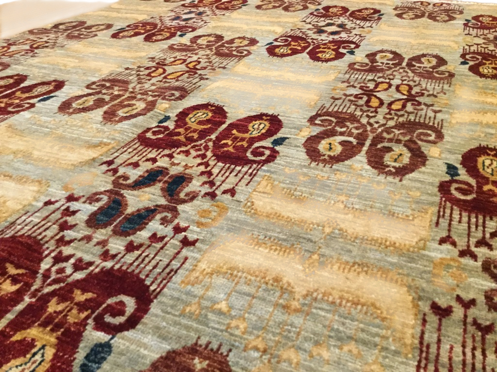 Afghan Ikat Design Rug 194x145cm | Rug# 23951