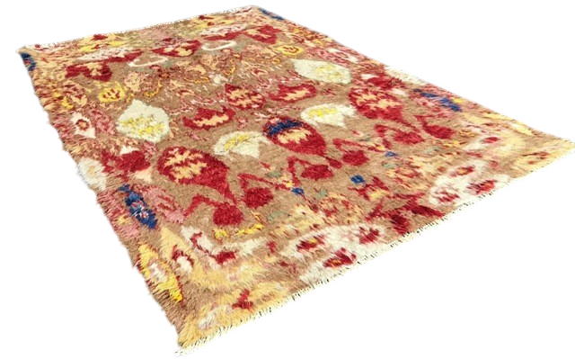 Hand knotted , Modern design Berber wool rug 288x197 cm | Rug# 25118