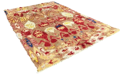 Hand knotted , Modern design Berber wool rug 288x197 cm | Rug# 25118