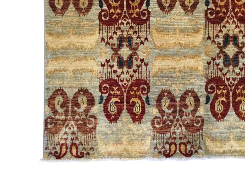 Afghan Ikat Design Rug 194x145cm | Rug# 23951