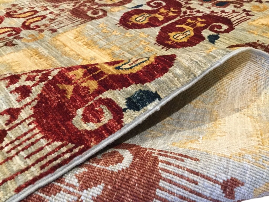 Afghan Ikat Design Rug 194x145cm | Rug# 23951
