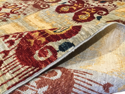 Afghan Ikat Design Rug 194x145cm | Rug# 23951