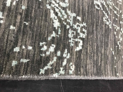 Agra modern design carpet, bamboo silk and wool pile 428x298 cm | Rug#30214